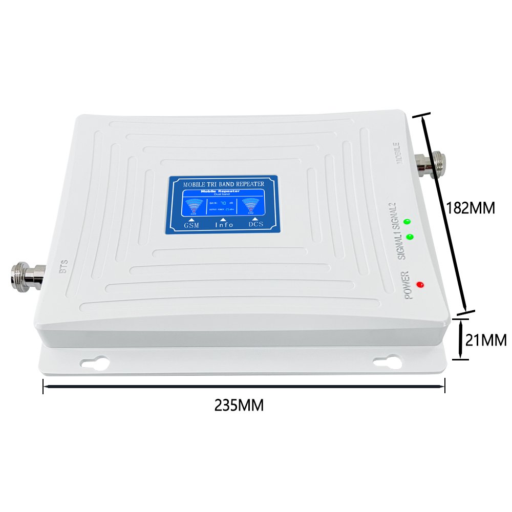 Hot Sales Network Repeater GSM DCS 4g signal amplifier 4G 3G 2G Cellular Signal Booster Mobile Signal Repeater With antenna